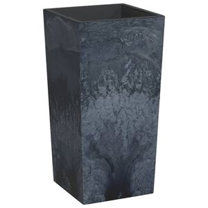 vidaXL Jardini&egrave;re et int&eacute;rieur amovible anthracite 21/49L aspect b&eacute;ton