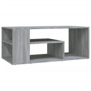 vidaXL Table basse Sonoma gris 100x50x40 cm Bois d'ing&eacute;nierie