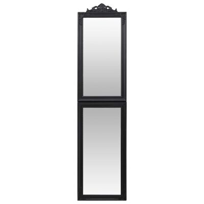 vidaXL Miroir sur pied Noir 45x180 cm