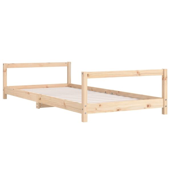 vidaXL Cadre de lit pour enfant 90x190 cm Bois de pin massif