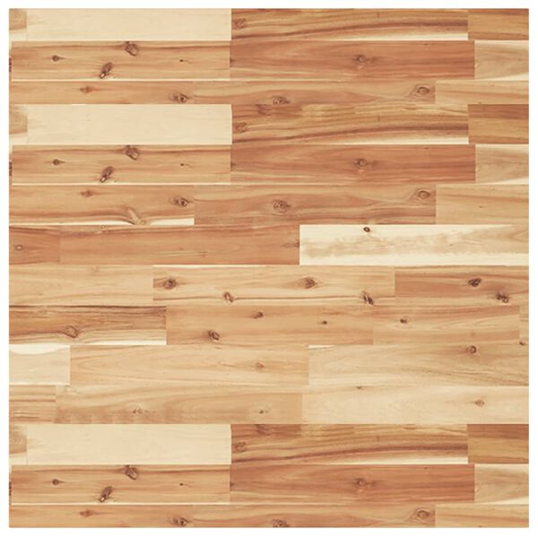 vidaXL Dessus de table carr&eacute; 70x70x2 cm bois massif d'acacia