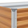vidaXL Jardini&egrave;re sur&eacute;lev&eacute;e 775 x 50 x 36 cm Acier galvanis&eacute;