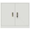 vidaXL Armoire de rangement Blanc 80 x 40 x 70 cm Acier