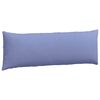 vidaXL Coussins de canap&eacute; 2 pcs Bleu 120 x 40 cm tissu