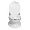 Baninni Pot de toilette avec son Pippe Gris et blanc