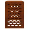 vidaXL Housse de climatiseur Rouill&eacute; 100 x 50 x 70 cm Acier patin&eacute;