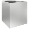 vidaXL Jardini&egrave;re d'Angle Argent 45 x 45 x 50 cm Acier galvanis&eacute;