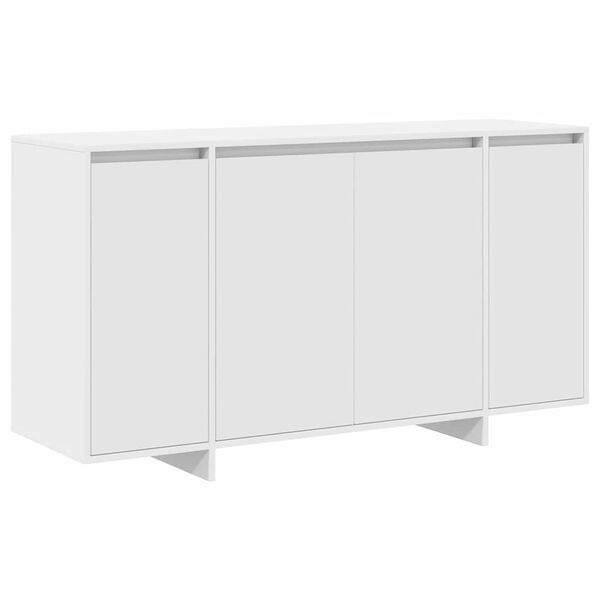 vidaXL Buffet Blanc 135 x 41 x 75 cm Bois d'ing&eacute;nierie