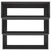 vidaXL Cache-pot de jardin Noir 90 x 90 x 35 cm Acier lamin&eacute; &agrave; froid