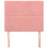 vidaXL T&ecirc;te de lit Rose 90x5x118/128 cm Velours