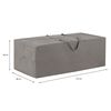 Madison Housse de coussins d'ext&eacute;rieur 175 x 80 x 60 cm Gris