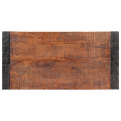 vidaXL Table à dîner 120x60x76 cm Bois de manguier solide brut