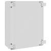 vidaXL Armoire de contr&ocirc;le Gris 40 x 24,5 x 50 cm Plastic ABS