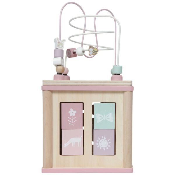 Little Dutch Cube d'activit&eacute;s Bois Rose LD4427
