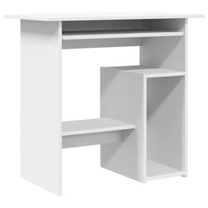 vidaXL Bureau Blanc 80x45x74 cm Bois d’ingénierie
