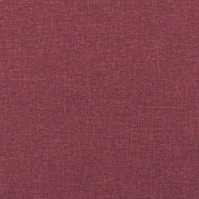 vidaXL Canapé-lit 2 en 1 rouge bordeaux 112x174x55 cm tissu