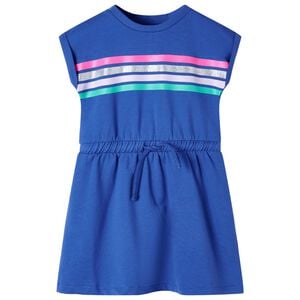 vidaXL Robe pour enfants avec cordon de serrage bleu cobalt 104