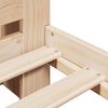 vidaXL Lit biblioth&egrave;que sans matelas 75x190 cm bois de pin massif