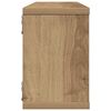 vidaXL &Eacute;tag&egrave;res cube murales 4 pcs ch&ecirc;ne artisanal 60x15x23 cm