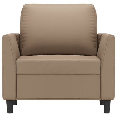 vidaXL Fauteuil Cappuccino 60 cm Similicuir