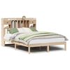 vidaXL Lit biblioth&egrave;que sans matelas 140x190 cm bois de pin massif