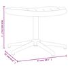 vidaXL Chaise de relaxation avec tabouret Blanc cr&egrave;me Velours