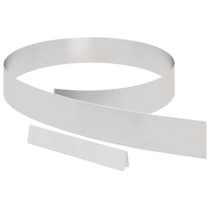 vidaXL Bordure de Pelouse 450 x 10 cm Acier inoxydable Argent