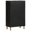 vidaXL Buffet noir 60x33x100 cm bois d'ing&eacute;nierie