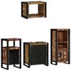 vidaXL Ensemble de mobilier de salle de bain 4 pi&egrave;ces