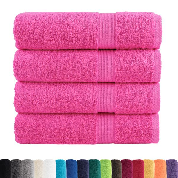 vidaXL Serviettes de bain de qualit&eacute; sup&eacute;rieure SOLUND 4 pcs 600g/m&sup2;
