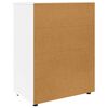 vidaXL Armoires de rangement 2 pcs Blanc 80 x 48 x 105 cm