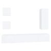 vidaXL Ensemble de meubles TV 5 pcs Blanc Bois d'ing&eacute;nierie