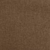 vidaXL Chaises pivotantes &agrave; manger lot de 4 marron tissu