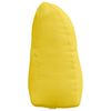vidaXL Coussin de Dos Jaune clair 45 x 24 x 50 cm tissu