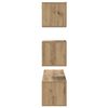 vidaXL Ensemble meuble TV 4 pcs Ch&ecirc;ne artisanal Bois d'ing&eacute;nierie