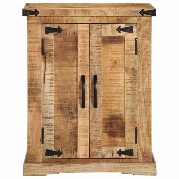 vidaXL Buffet Marron 55 x 35 x 70 cm bois de manguier brut