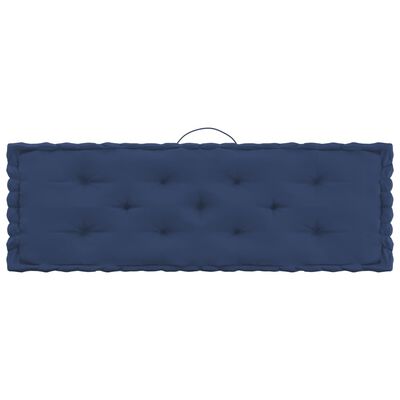 vidaXL Coussins de plancher de palette 5 pcs Bleu marine clair Coton
