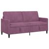 vidaXL Sofa avec rangement 3 place Pourpre 172 x 78 x 87 cm Polyester