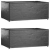 vidaXL Housses salon de jardin2pcs 8&oelig;illets 180x122x75cm rectangulaire