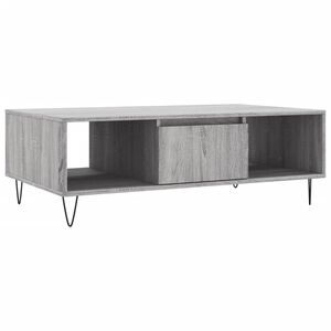 vidaXL Table basse sonoma gris 104x60x35 cm bois d'ing&eacute;nierie