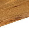 vidaXL Dessus de table 100x60x3,8 cm bord vivant bois massif manguier