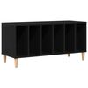 vidaXL Meuble à vinyles Chêne noir 100 x 38 x 48 cm Bois d'ingénierie