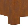 vidaXL Braise Marron 60 x 60 x 30 cm Acier