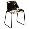vidaXL Chaises &agrave; manger lot de 6 cuir v&eacute;ritable de ch&egrave;vre