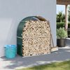 vidaXL Porte-b&ucirc;ches vert 120x45x140 cm acier galvanis&eacute;