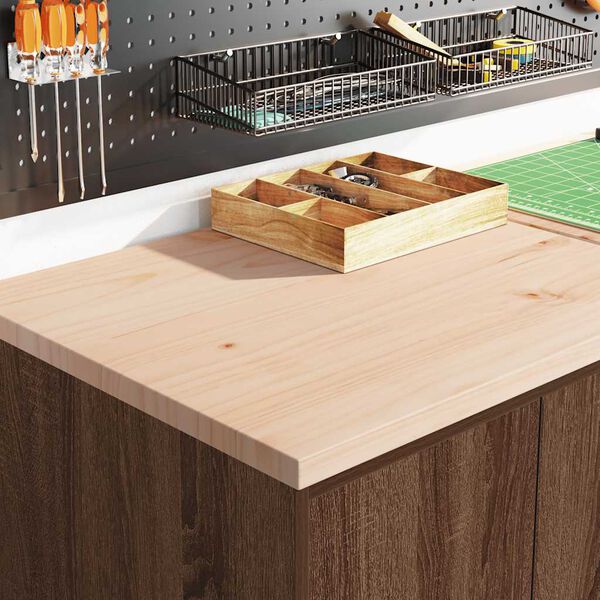 vidaXL Armoires de garage 2 pcs ch&ecirc;ne marron bois d'ing&eacute;nierie