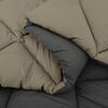 vidaXL Duvet d'hiver Gris clair et anthracite 200 x 135 cm Microfibre