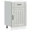 vidaXL Armoire de cuisine Lucca gris b&eacute;ton bois ing&eacute;nierie