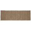 vidaXL Tapis de surface Rectangulaire Gris 80 x 300 cm Jute