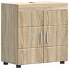 vidaXL Ensemble d'armoire de salle de bain TULUM Ch&ecirc;ne Sonoma